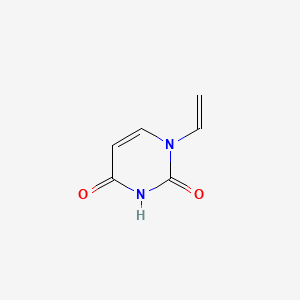 1-Vinylpyrimidine-2,4(1H,3H)-dione chemical structure (CAS 15765-17-0)