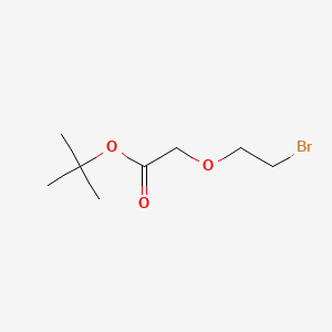 tert-Butyl 2-(2-bromoethoxy)acetate chemical structure (CAS 157759-50-7)