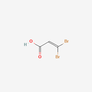 3,3-Dibromoacrylic acid chemical structure (CAS 1578-21-8)