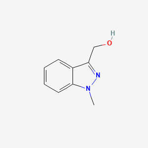 (1-Methyl-1H-indazol-3-yl)methanol chemical structure (CAS 1578-96-7)
