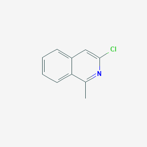 3-Chloro-1-methylisoquinoline chemical structure (CAS 15787-12-9)