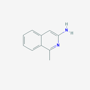 1-Methylisoquinolin-3-amine chemical structure (CAS 15787-16-3)