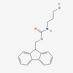 Fmoc-β-Ala-ol chemical structure (CAS 157887-82-6)
