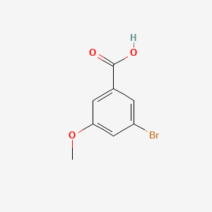 3-Bromo-5-methoxybenzoic acid chemical structure (CAS 157893-14-6)