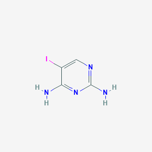 5-Iodopyrimidine-2,4-diamine chemical structure (CAS 157924-46-4)