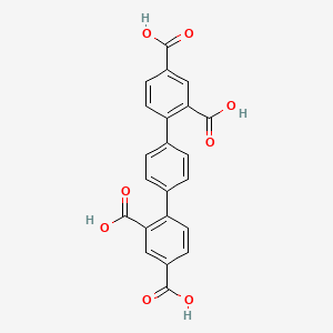 [1,1':4',1''-Terphenyl]-2,2'',4,4''-tetracarboxylic acid chemical structure (CAS 1580004-08-5)