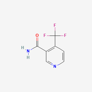 4-(Trifluoromethyl)nicotinamide chemical structure (CAS 158062-71-6)