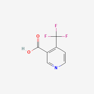 4-(Trifluoromethyl)nicotinic acid chemical structure (CAS 158063-66-2)