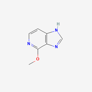 4-Methoxy-1H-imidazo[4,5-c]pyridine chemical structure (CAS 158089-18-0)