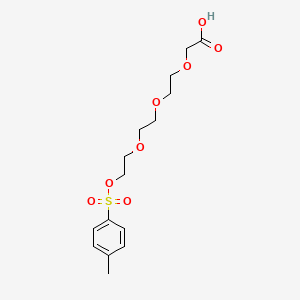 Tos-peg4-ch2co2h chemical structure (CAS 1581248-63-6)