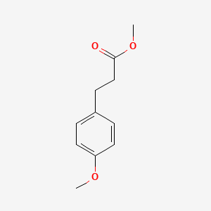 Methyl 3-(4-methoxyphenyl)propanoate chemical structure (CAS 15823-04-8)