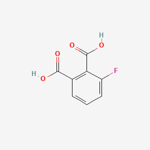 3-Fluorophthalic acid chemical structure (CAS 1583-67-1)