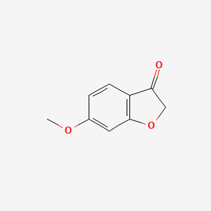 6-Methoxy-3(2H)-benzofuranone chemical structure (CAS 15832-09-4)