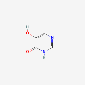 5-Hydroxypyrimidin-4(3H)-one chemical structure (CAS 15837-41-9)