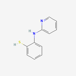 2-(Pyridin-2-ylamino)benzenethiol chemical structure (CAS 158438-81-4)