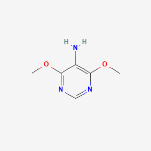 4,6-Dimethoxypyrimidin-5-amine chemical structure (CAS 15846-15-8)