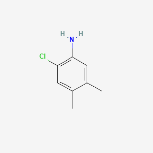 2-Chloro-4,5-dimethylaniline chemical structure (CAS 1585-13-3)