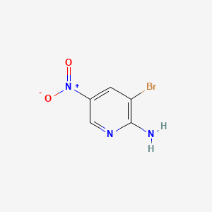 3-Bromo-5-nitropyridin-2-amine chemical structure (CAS 15862-31-4)