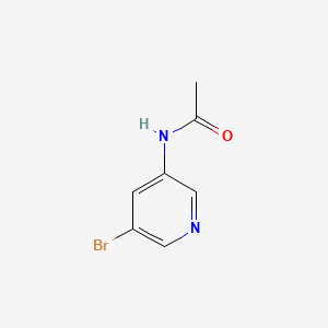 N-(5-Bromopyridin-3-yl)acetamide chemical structure (CAS 15862-46-1)