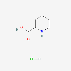 Piperidine-2-carboxylic acid hydrochloride chemical structure (CAS 15862-86-9)