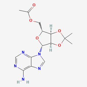5'-O-Acetyl-2',3'-O-isopropylideneadenosine chemical structure (CAS 15888-38-7)