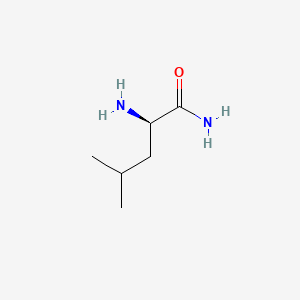 (R)-2-Amino-4-methylpentanamide chemical structure (CAS 15893-47-7)