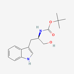 Boc-D-Tryptophanol chemical structure (CAS 158932-00-4)