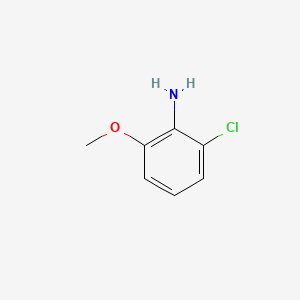 2-Chloro-6-methoxyaniline chemical structure (CAS 158966-62-2)