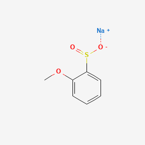 Sodium 2-methoxybenzene-1-sulfinate chemical structure (CAS 15898-40-5)