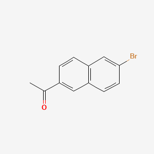 1-(6-Bromonaphthalen-2-yl)ethanone chemical structure (CAS 1590-25-6)