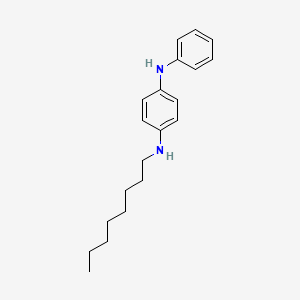 N1-Octyl-N4-phenylbenzene-1,4-diamine chemical structure (CAS 1590-80-3)