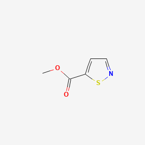 Methyl isothiazole-5-carboxylate chemical structure (CAS 15901-66-3)