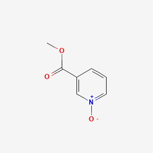 3-(Methoxycarbonyl)pyridine 1-oxide chemical structure (CAS 15905-18-7)