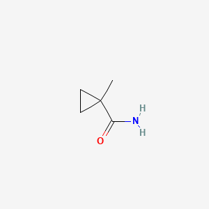 1-Methylcyclopropanecarboxamide chemical structure (CAS 15910-91-5)