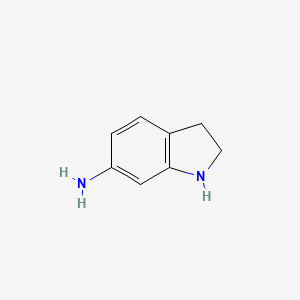 Indolin-6-amine chemical structure (CAS 15918-79-3)