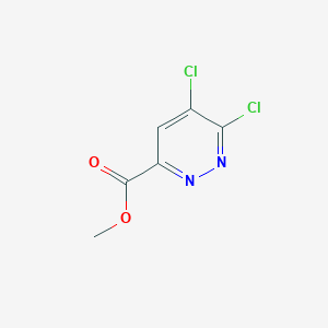 Methyl 5,6-dichloropyridazine-3-carboxylate chemical structure (CAS 1591827-51-8)