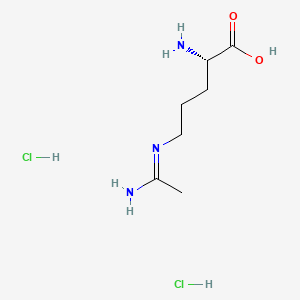 (S)-5-Acetimidamido-2-aminopentanoic acid dihydrochloride chemical structure (CAS 159190-44-0)