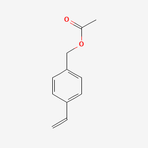4-Vinylbenzyl acetate chemical structure (CAS 1592-12-7)