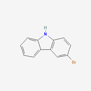3-Bromo-9H-carbazole chemical structure (CAS 1592-95-6)