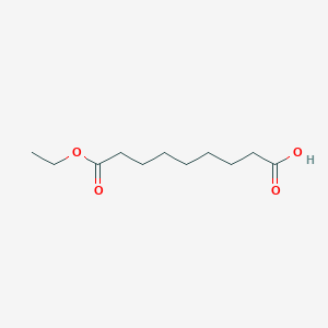 9-Ethoxy-9-oxononanoic acid chemical structure (CAS 1593-55-1)