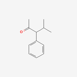 4-Methyl-3-phenylpentan-2-one chemical structure (CAS 15934-57-3)