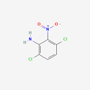 3,6-Dichloro-2-nitroaniline chemical structure (CAS 15944-74-8)