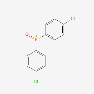 Bis(4-chlorophenyl)phosphine oxide chemical structure (CAS 15948-60-4)