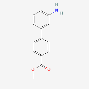 Methyl 3'-amino-[1,1'-biphenyl]-4-carboxylate chemical structure (CAS 159503-24-9)