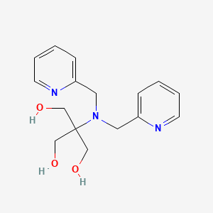 2-(Bis(pyridin-2-ylmethyl)amino)-2-(hydroxymethyl)propane-1,3-diol chemical structure (CAS 1595210-11-9)