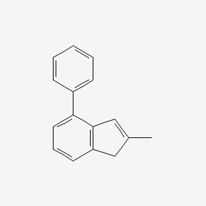 2-Methyl-4-phenyl-1H-indene chemical structure (CAS 159531-97-2)