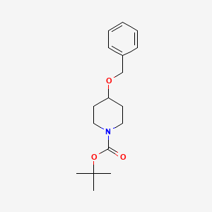 tert-Butyl 4-(benzyloxy)piperidine-1-carboxylate chemical structure (CAS 159557-47-8)