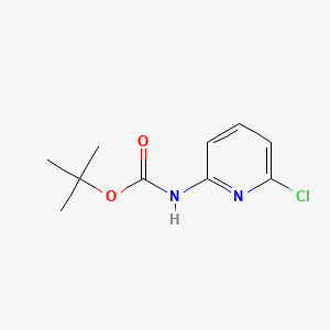 tert-Butyl (6-chloropyridin-2-yl)carbamate chemical structure (CAS 159603-71-1)