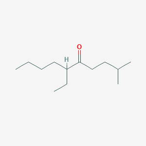 6-Ethyl-2-methyldecan-5-one chemical structure (CAS 1596089-74-5)