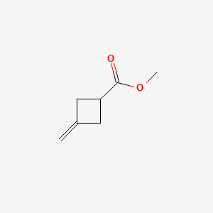 Methyl 3-methylenecyclobutanecarboxylate chemical structure (CAS 15963-40-3)